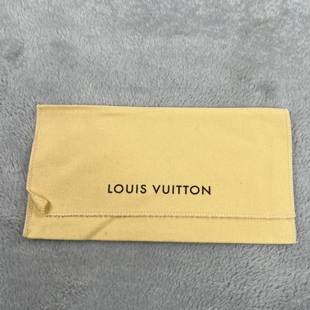 Louis Vuitton Dust Bag Tan Cotton Small Purse Handbag Storage Cover 9x5
